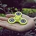 Yomaxer Fidget Spinner Tri-Hand Spinner 608 Hybrid Ceramic Bearing Nylon Solid Build Round Edge EDC Toy Good for ADHD ADD Autisms (Apple green)