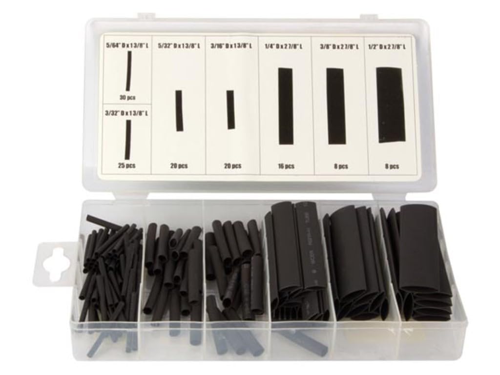 Perel HAS07 Heat Shrink Tube Set (Pack of 127)