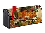 Evergreen Farm Cornucopia Nylon Magnetic Mailbox Cover for Standard Sized Mailboxes