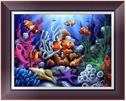 Finding Nemo 5D Embroidery Paintings Crystal Rhinestone Pasted DIY Diamond painting Cross Stitch Arts Craft Canvas for Home Living room Office Wall Decoration
