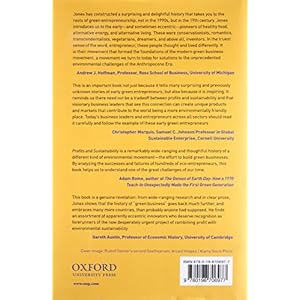 Profits and Sustainability: A History of Green Entrepreneurship