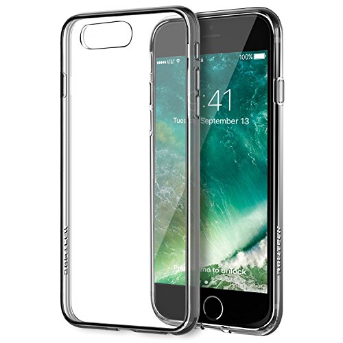 iPhone 7 Plus Case, SOWTECH Anti Scratch [Heavy Duty] Gel Bumper Hard Cover Case for iPhone 7 Plus 5.5 Inch (2016) - Gray