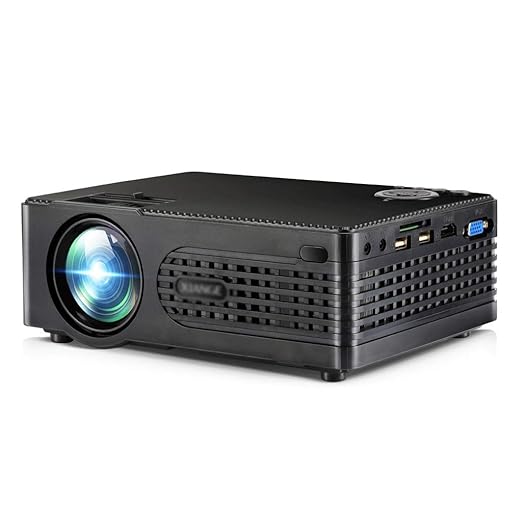 Wangchengtyy Proyector HD portátil, 2200 lúmenes, Potencia ...