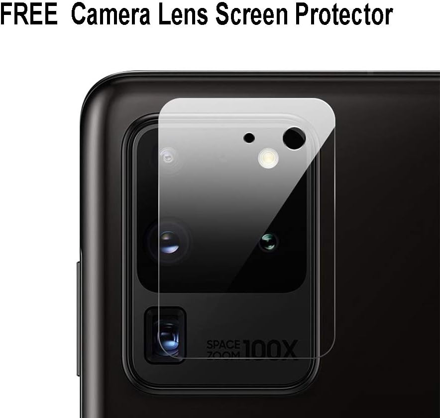 Ibywind 2 Pcs Screen Protector For Samsung Galaxy S20 Ultra,Flexible TPU Film,With 1Pc Camera Lens Protector,1Pc Back Film,Bubble Free,Easy To Install - Image 4