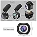 Car Dash Cam WiFi FHD 1080P Car Dash Camera Mini 360 Degree Rotate Angle Dashboard Camera DVR Recorder with G-Sensor, Night Vision, Motion Detection, WDR and 16GB SD Card Included