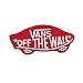 Vans off the Wall SKATEBOARD RED IRON ON PATCH