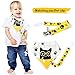 Bandana Bibs for Boys and Girls | 100% Cotton Absorbent Baby Bib Gift Set of 4 + Pacifier Clip + eBook