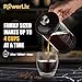 POWERLIX French Press Coffee Maker (34 oz)-Coffee Press for Coffee & Loose Tea, Includes Heat Resistant Borosilicate Glass, Stainless Steel Carafe- Fabulous 2 In 1 Coffee & Tea Maker, Dishwasher Safe