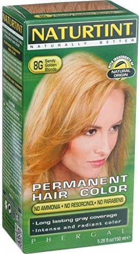 Naturtint Hair Color - Permanent - 8G - Sandy Golden Blonde - 5.28 oz