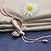 Merdia Long Chain Necklace Butterfly Pendant Sweater Necklace with Synthetic Created Crystals | Butterfly Jewelry | Charm Necklace Chain | Long Pendant Necklace for Women | Women Necklace | Golden Color