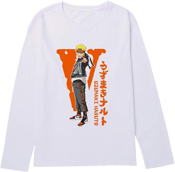 Amazon Naruto ナルト うずまきナルト アニメ 漫画 長袖 メンズ レディース Tシャツ 秋服 スポーツ おしゃれ かっこいい ロング丈 無地 大きいサイズ 快適 カジュアル プリント ファッション Tシャツ カットソー 通販