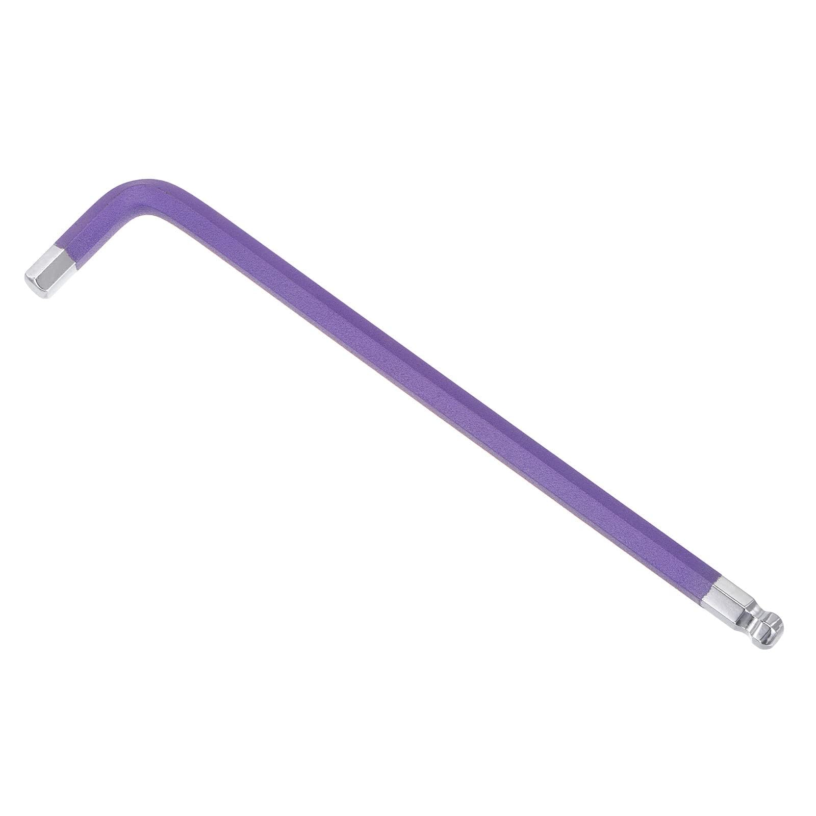 TOP-VIGOR 1Pcs 8mm Ball End Hex Key Wrench, L Shaped Long Arm Ball Point Hexagon Keys Allen Key for Household DIY, Professional Machine Repairing