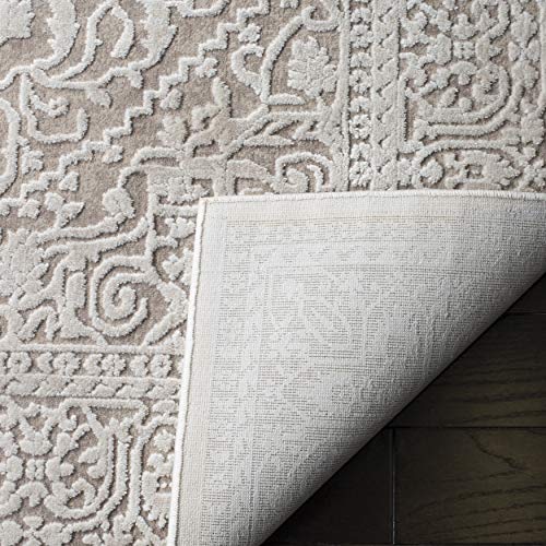 SAFAVIEH Reflection Collection Area Rug 8' x 10', Beige & Cream