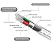 Vector Cables Braided Lightning Cable For iPhone 7 6 6s 6Plus 5SE 5s 5c 5 Cable This Lightning To USB Cable Is A Fast iPhone 5 Charger Cable & Data Sync iphone 5 car charger (4 PACK 3.3 FT)