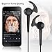 Pwow In Ear Headphones, iPhone Earphones with Microphone Stereo Earbuds Perfect for Sports
