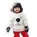 Timall Baby Girl Boy Cute Bear Furry White Comfortable Soft Thick Wool Sweater 0-3Years