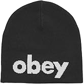 Obey Mens Lowercase Beanie