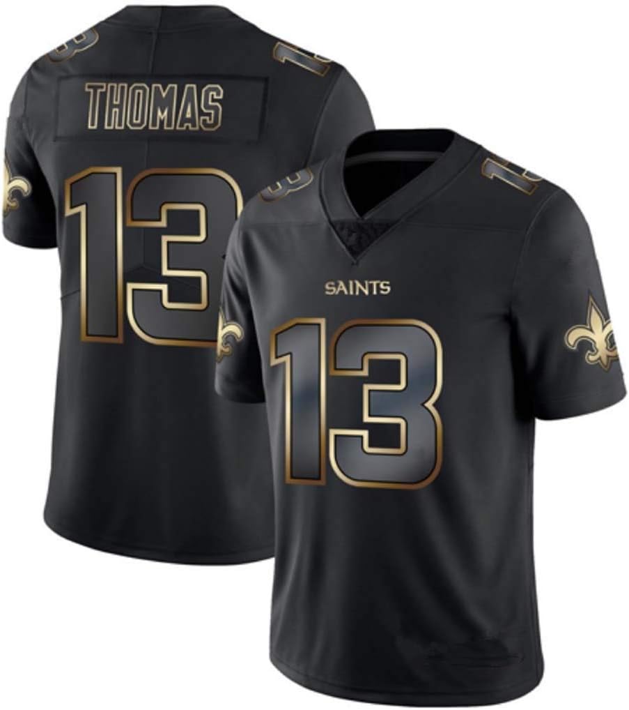 NBJBK T-Shirt NFL Rugby Jersey, Eagle Steel Man Cowboy Raiders Saints Black Gold Jersey Jersey Football Jersey Short Sleeve Sport Top