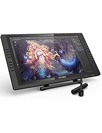 XP-PEN Artist22E Pro - Lápiz de dibujo (pantalla gráfica, monitor IPS, 8192 niveles, lápiz de dibujo a presión, monitor doble, con 16 llaves Express y soporte ajustable, 21.1 in)