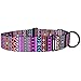 CollarDirect Martingale Collars for Dogs Heavy Duty Tribal Pattern Adjustable Soft Safety Training Nylon Wide Pet Collar Medium Large (Pattern 2, L, Neck Size 15