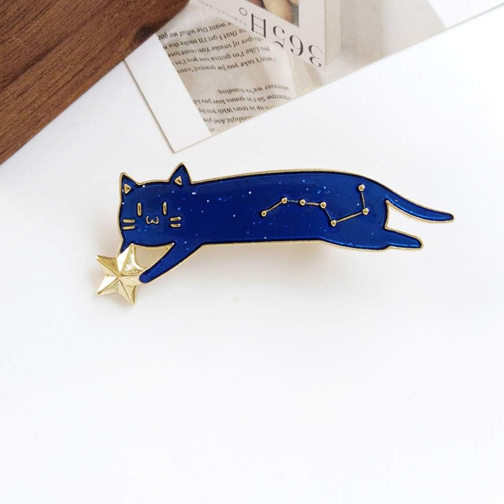 Lurrose Hair Pin 3pcs Cat Hair Clips Hairpins Animal Star Clips Barrette Bobby Pin Clamps Hair Accessories for Students Teens Girls Women Hair Clip - Image 4