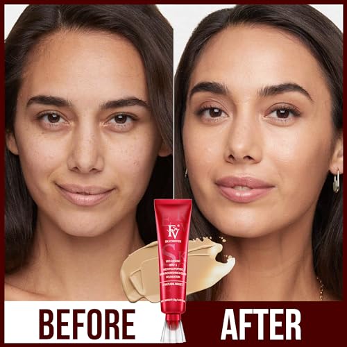 FV Waterproof Makeup Foundation Matte Finish Long Lasting Medium Coverage for Oily and Combination Skin Light Texture Makeup Foundation 30g Beige | Mattifying for Oily Skin, Minimizes Pores for a Flawless Complexion, Includes Oil Control, 30g