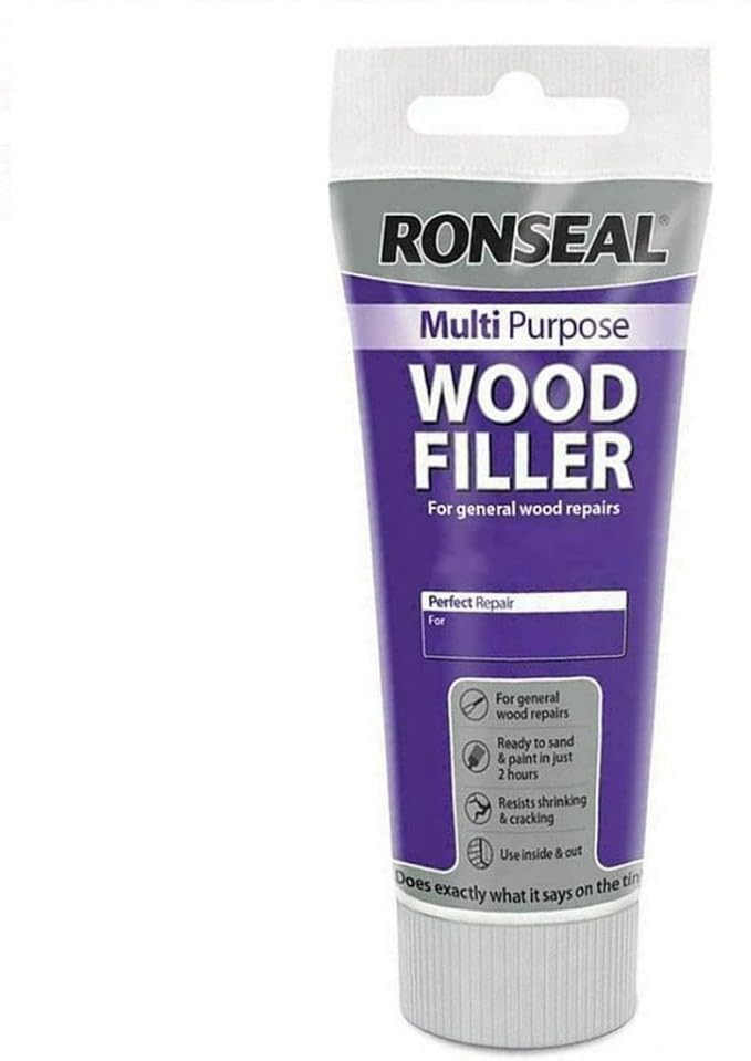 Ronseal RSLMPWFL250G 100g Multi-Purpose Wood Filler Tube White