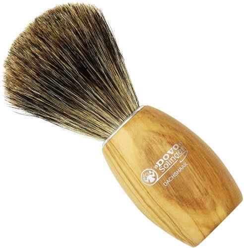 Dovo Shaving Brush, Olive Wood Handle