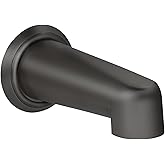 Miseno MNOTSND200 6-1/2" Non-Diverting Tub Spout - Flat Black