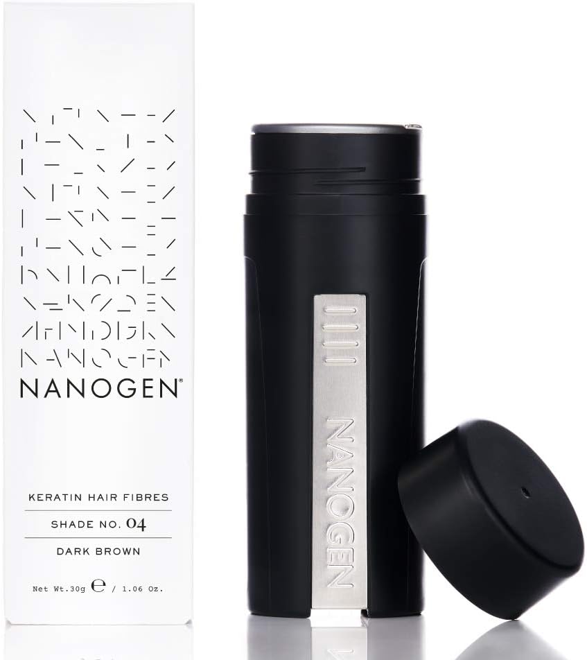Nanogen Hair Fibres, 30 g, Dark Brown, 30 g (Pack of 1)