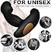 Male Vibrating Prostate Massager Butt Plug Anal Sex Toys - Double Electric Motor G-spot Butt Massager Smooth Silicone Dildo Vibrators for Women & Man - 12 Speeds USB Rechargeable Waterproof by YICO