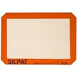Silpat Premium Non-Stick Silicone Baking Mat, Petite Jelly Roll Size, 8-1/4 x 11-3/4, AE295205-01