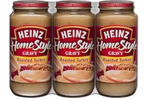 Heinz HomeStyle Roasted Turkey Gravy, 18 oz, Pack of 3, by LYNIQUE (total 54.Oz.)