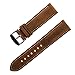 Ritche Leather strap Replacement Watch Bands Straps 22mm-Brown