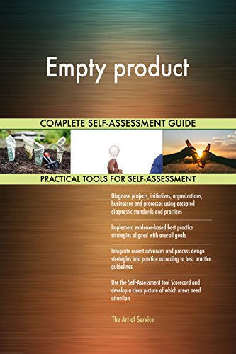 Empty product Toolkit: best-practice templates, step-by-step work plans and maturity diagnostics