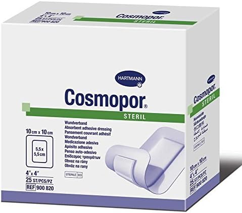 CosmoporSteril 4 x 4 - Box of 25 by Cosmopor