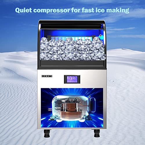 ICEMATE Commercial ice Machine Commercial 45 pcs/Cycle Commercial ice
