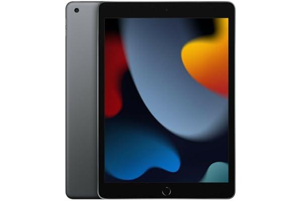 Apple iPad (9th Generation, 10.2-inch, 2021), 64GB, Wi-Fi, Space Gray (Renewed)