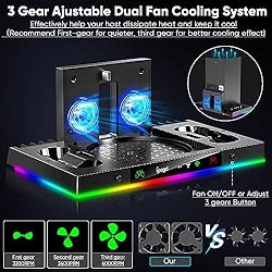 Upgrade Cooling Fan &Dual Controller Charging