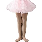 Mini angel Girls Fleece Lined Tights Winter Thick Thermal Leggings Footed Dance Tights Age 5-11, 1/2 Pairs