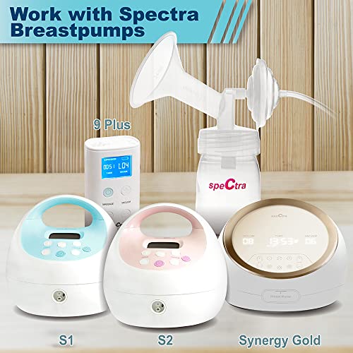 Nenesupply 2pc 27mm Flanges Compatible with Spectra S2 Spectra S1 9 Plus Breastpumps Replacement