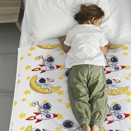 PISOLO - Ultra Absorbent 100% Waterproof Mattress Protector for Baby Bed 91 x 86 cm with Tuck-in Wings, Easy to Change and Washable, Ideal for Potty Training