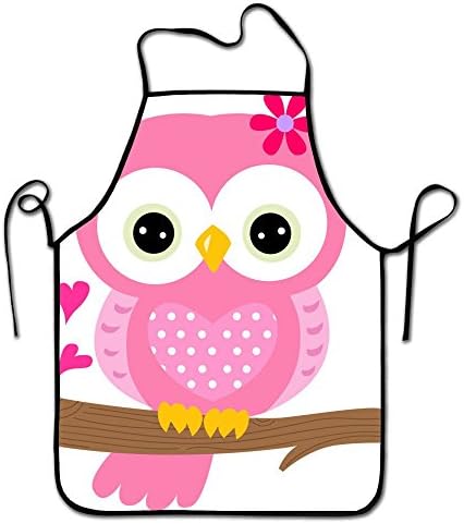 Liubajsdj-Waist Adjustable Professional Apron Kitchen Cute Owl Woman Aprons Comfortable Perfect For Cooking Guide