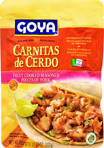 Goya fully cooked seasoned pieces of pork (041331030137)
