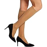 Berkshire womens Berkshire Sheer Support Knee Highs - Sandalfoot - 3 Pack - 6526