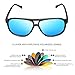 HODGSON Polarized Sunglasses, Aviator Sunglasses 100% UV Protection-Blue