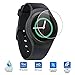 PluStore Tempered Glass Screen Protector for Samsung Galaxy Gear S2/S2 Classic Watch -9 H Hardness/0.3mm Thickness/Shatter-Proof/Bubble Free (Samsung gear S2/S2 Classic)