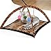 Cat Toy, PYRUS Cat Play Mat Activity Pet Kitten Padded Bed Cat Play Center with Hanging Toy Balls and Mice for Cats
