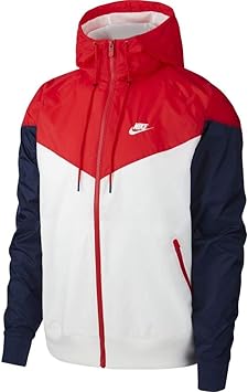 Amazon Co Jp ナイキ ナイキ スポーツウェア ウィンドランナー フーデッド ジャケット Ar2192 104 ホワイト ｌ Men S スポーツ アウトドア