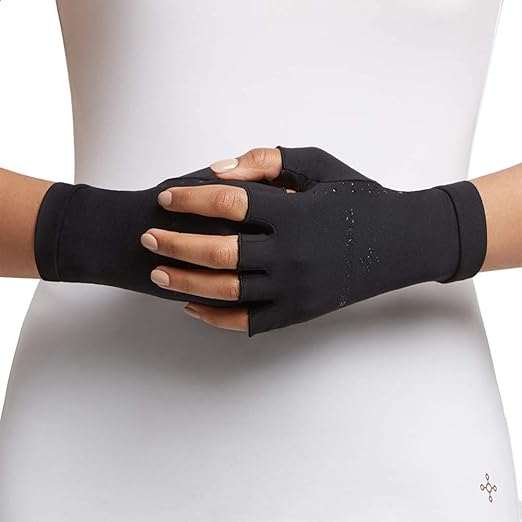 tommie copper fingerless compression gloves